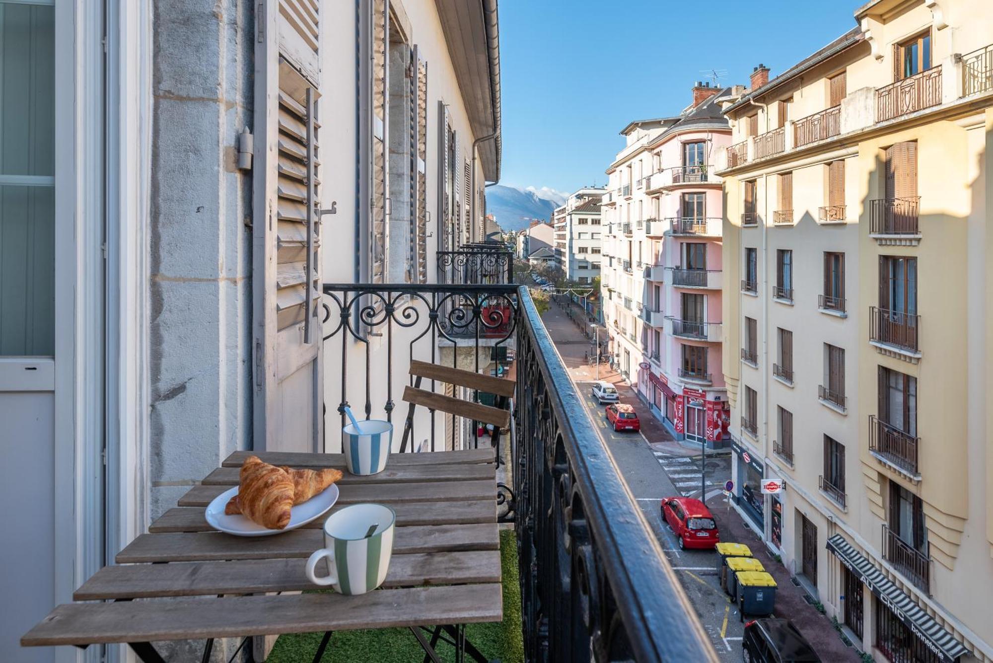 Appartement Spacieux Et Chaleureux Coeur De Ville Chambery Luaran gambar